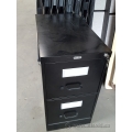 Staples Black 2 Drawer Vertical File Cabinet, Locking